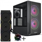 Carcasa LANCOOL 216 Bundle + HYDROSHIFT II LCD-C 360TL AiO Negru
