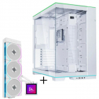 Carcasa O11 Dynamic EVO RGB  Bundle + HydroShift II LCD-S 360TL AiO Alb – ITGalaxy.ro