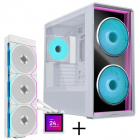 Carcasa LANCOOL 217 INF Bundle + HydroShift II LCD-S 360TL AiO Alb – ITGalaxy.ro