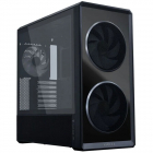 Carcasa LANCOOL 217 INF Midi-Tower Tempered Glass RGB Negru – ITGalaxy.ro