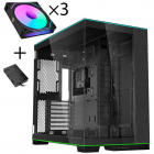 Carcasa O11 Dynamic EVO RGB Midi-Tower ARGB Tempered Glass Negru – ITGalaxy.ro