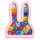 Cutie pentru pastrarea dintisorilor de lapte Rabbit, cu recipiente individuale colorate, roz – Hiris.ro