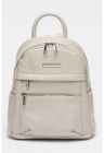 Rucsac de piele cu buzunare multiple - Grej