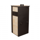 Termosemineu pe lemne brichete si carbune Fiama Ambasador Ivory 24.5 kW 50x42x100 cm – Fornello.ro