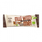 Baton bio și fairtrade din alune și nuci cu ciocolată neagră și sare de mare, 40g Gepa – Scufita-rosie.ro