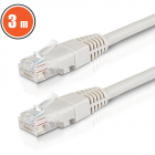 Cablu Retea UTP CAT6 3m RJ45 Patch Internet Gri – ITGalaxy.ro