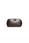 Portfard piele –  St. Tropez – croco maro – 23 x 8 x 14 cm – FashionDays.ro