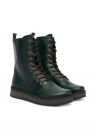 Botine dama pana la glezna - 305622587 - piele naturala - verde