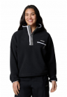 Bluza de trening crop din material fleece pentru trekking Helvetia™ II – Alb/Negru/Gri – FashionDays.ro