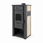 Pachet incalzire si apa calda Termosemineu pe lemne brichete si carbune Fornello Roma E Ivory 22 kW calorifere aluminiu Fornello Alvo boiler termoelectric 100l vas expansiune pompa circulatie kit evacuare kit montaj – Fornello.ro