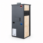 Pachet Termosemineu pe lemne brichete si carbune Fornello Roma E Ivory 22 kW 49x45x103 cm boiler termoelectric 100l teava vas expansiune pompa circulatie kit evacuare si fitinguri – Fornello.ro