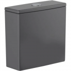 Rezervor WC Roca Ona, mecanism cu dubla actionare, negru mat, 4,5/3 L, admisie inferioara – MatHaus.ro