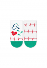 Sosete scurte bumbac organic - ARTY SOCKS Doctor - Multicolor