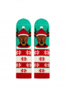 Sosete bambus de craciun Comfort Feet Socks Cerb de Craciun - Multicolor