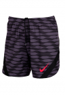 Pantaloni scurti sport pentru femei - Nike - Poliester - Mov - Negru/Violet
