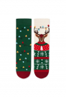 Sosete bumbac de Craciun Rudolf
