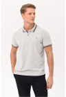 Tricou polo  O-Harper pentru barbati – crem melange – FashionDays.ro