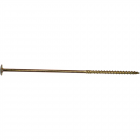 Surub dulgherie cap plat, otel zincat galben, TX40, 8 x 400 mm – MatHaus.ro