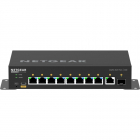 Switch 8x1G PoE+ 110W 1x1G and 1xSFP Managed Negru