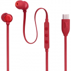 Casti cu Fir Tune 310C USB-C Rosu – ITGalaxy.ro