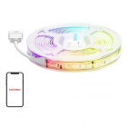 Banda LED Inteligenta SwitchBot 090616, RGBICWW, 5m, 100-240V, 2700K-6500K, 1200 lm – Vonmag.ro