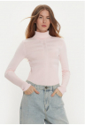 Bluza dama - 304481437 - Viscoza/Poliamida - Roz - Roz