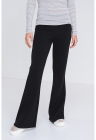 Pantaloni evazati Scarlett - Negru
