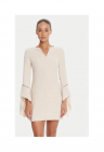 Rochie de cocktail –  bej – 78% poliester – 17% viscoza – 5% elastan – FashionDays.ro