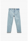 Blugi relaxed-fit cu buzunare - Albastru deschis