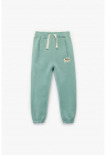 Pantaloni de trening cu model uni - Verde feriga