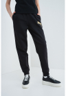 Pantaloni de trening cu imprimeu logo ESS - Negru