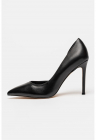 Pantofi din piele cu toc stiletto Jasmine - Negru