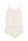 Pijama dama - alb crem - Rhone - Uni