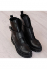 Bocanci piele naturala - Bristol - Winter Edition - Negru