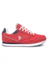 Pantofi sport copii - US POLO ASSN - 590559 - Sintetic - Rosu -