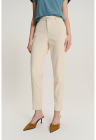 Blugi crop slim fit - Crem