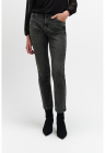 Blugi crop slim fit - Gri antracit/Argintiu