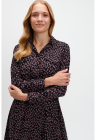 Rochie-camasa cu cordon - Negru/Roz