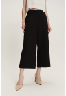 Pantaloni culotte cu buzunare – Negru – FashionDays.ro