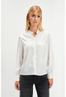 Bluza cu maneci bufante – Alb – FashionDays.ro