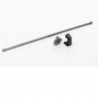 Set conectori prindere usa Kessebohmer Tandem Side, silver, pentru sistem H1700 mm / front 600 mm – MatHaus.ro