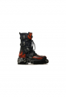 Bocanci Barbati M-107-S1 - Piele naturala - Negru