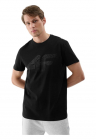 Tricou barbati maneca scurta - negru - bumbac - croiala regulata