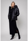 Geaca cu fermoar Black 13953 - Negru