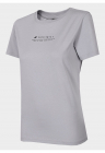 Tricou dama bumbac - gri deschis -