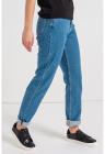 Blugi slim drepti Authentic – Albastru melange – FashionDays.ro