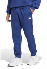 Pantaloni de trening cu snur in talie si croiala conica FeelCozy - Alb/Albastru