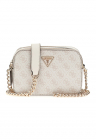 Geanta crossbody cu model logo Noelle - Bej deschis