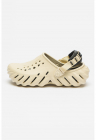 Saboti slingback unisex cu aspect masiv Echo - Bej deschis