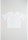 Tricou lejer din bumbac - Alb